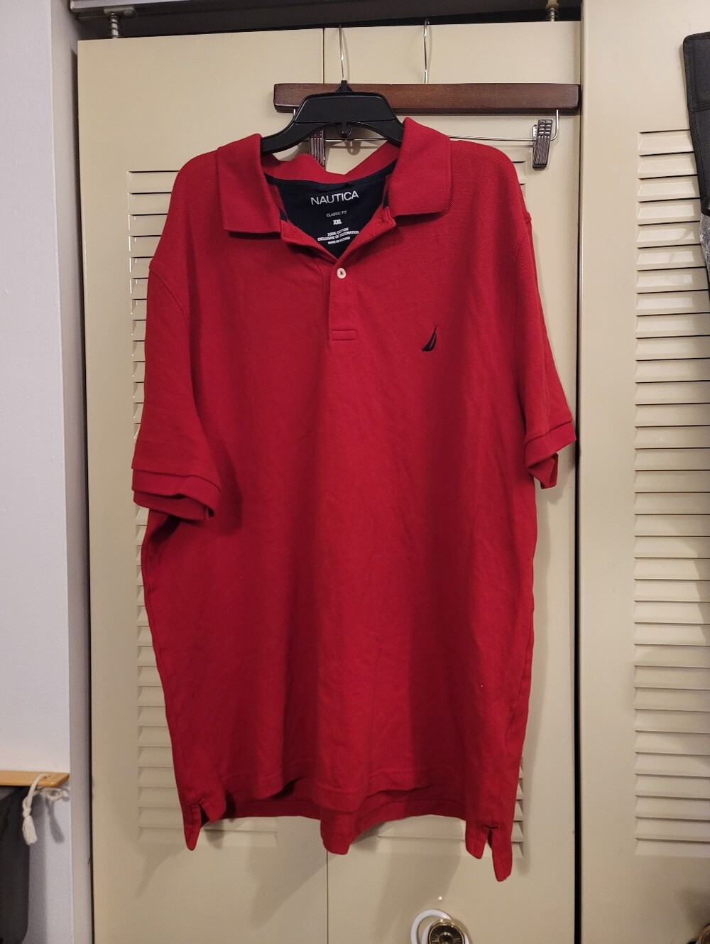 Men's Nautica Polo shirt Sz XXL Classic Fit Red